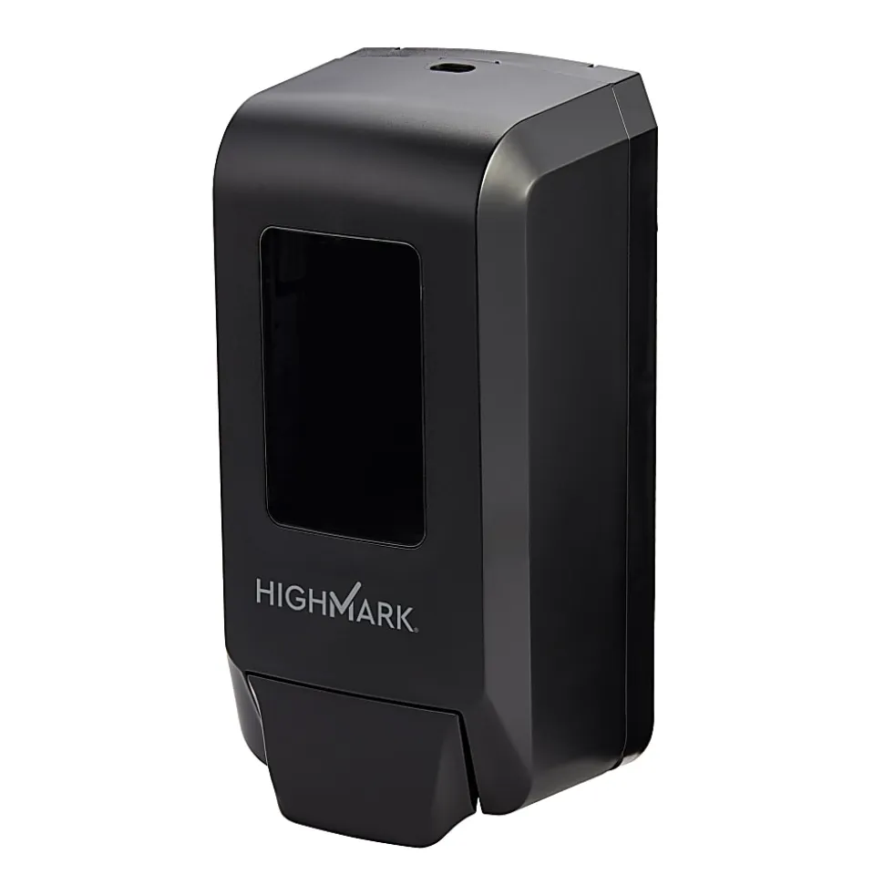 Highmark® Manual Soap & Sanitizer Dispenser, Black