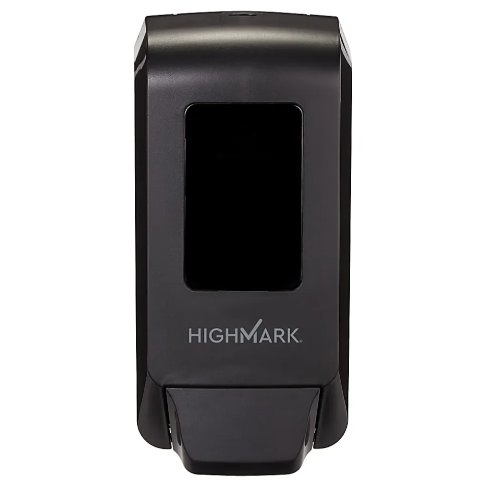 Highmark® Manual Soap & Sanitizer Dispenser, Black