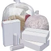 Highmark™ 16 MIC Trash Bags, 0.63 mil, 56 gal, 43"H x 48"W, Natural, Case of 200 Bags