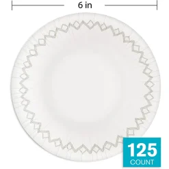 Highmark® Paper Bowls, 14.9 oz, Printed White, Pack Of 125