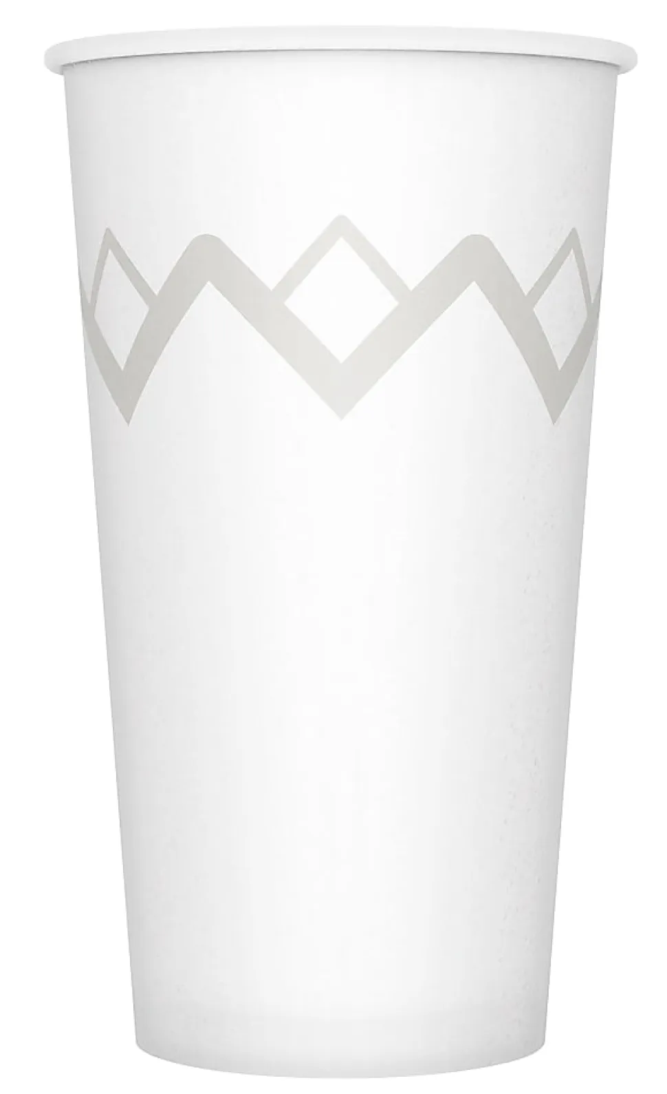 Highmark® Paper Hot Cups, 20 Oz, Printed White, Pack Of 50