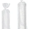 Highmark® Paper Soup Containers with Lids, Disposable Paper Food Cups, Ice Cream Cups Food Storage with Lids, 8 oz, White, Case Of 250