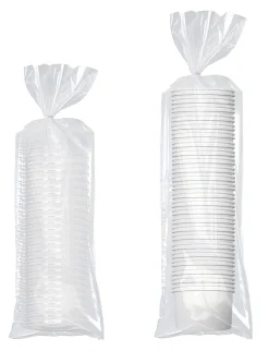 Highmark® Paper Soup Containers with Lids, Disposable Paper Food Cups, Ice Cream Cups Food Storage with Lids, 16 oz, White, Case Of 250