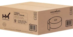 Highmark® 2-Ply Jumbo Toilet Paper, 1000' Per Roll, Pack Of 12 Rolls