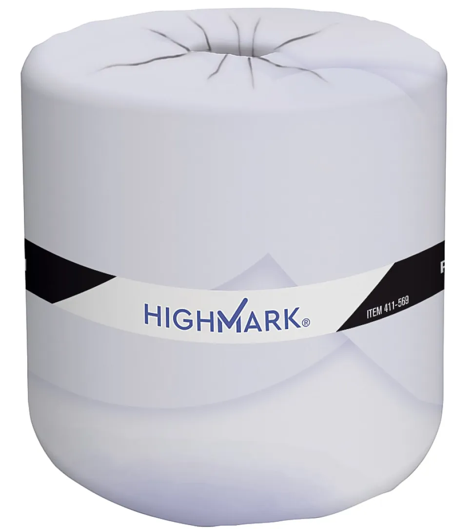 Highmark® Premium 2-Ply Toilet Paper, 500 Sheets Per Roll, Pack Of 60 Rolls