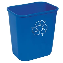 Highmark™ Recycling Bin, 3.25 Gallons, Blue