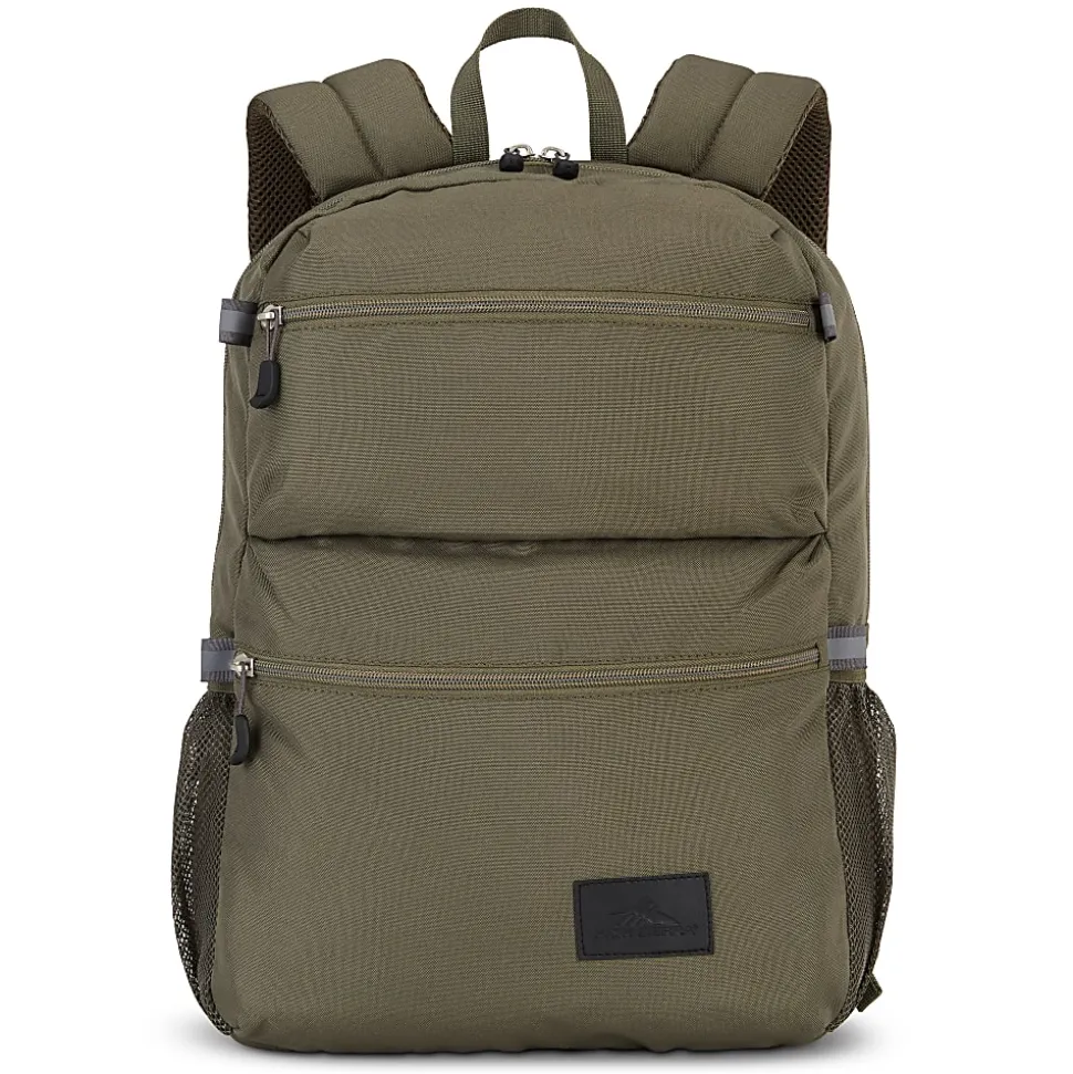 High Sierra Everclass Laptop Backpack With 15.6" Laptop Pocket, Olive