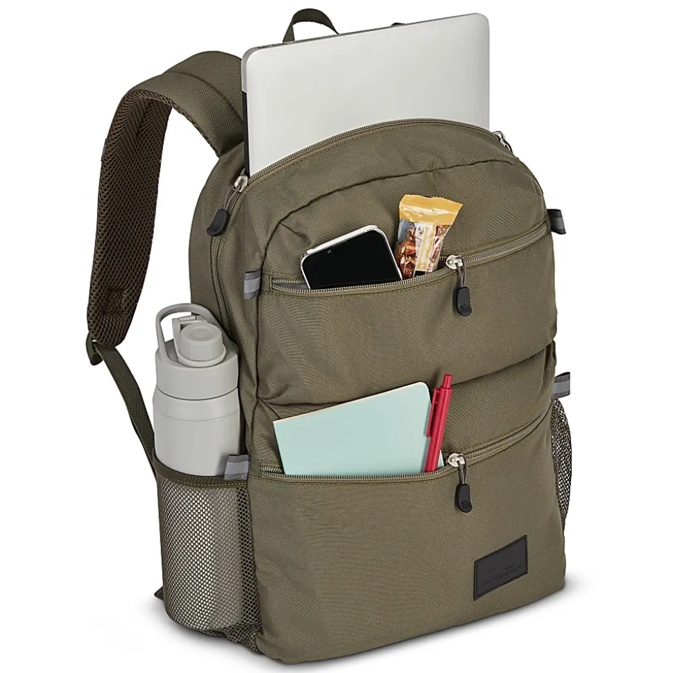 High Sierra Everclass Laptop Backpack With 15.6" Laptop Pocket, Olive