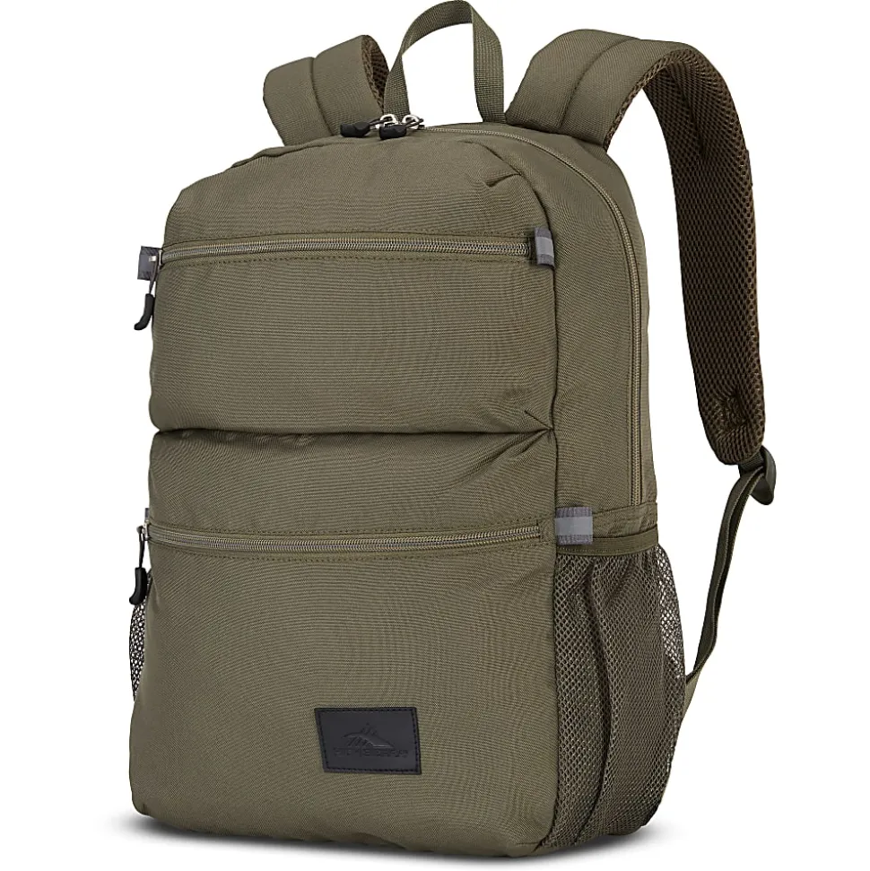 High Sierra Everclass Laptop Backpack With 15.6" Laptop Pocket, Olive