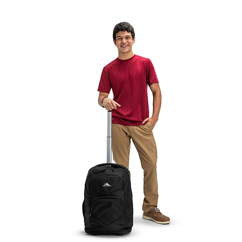 High Sierra Freewheel Backpack With 15.6" Laptop Pocket, Black