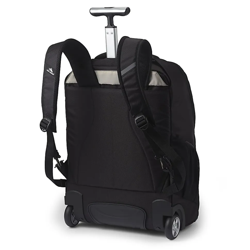 High Sierra Freewheel Backpack With 15.6" Laptop Pocket, Black