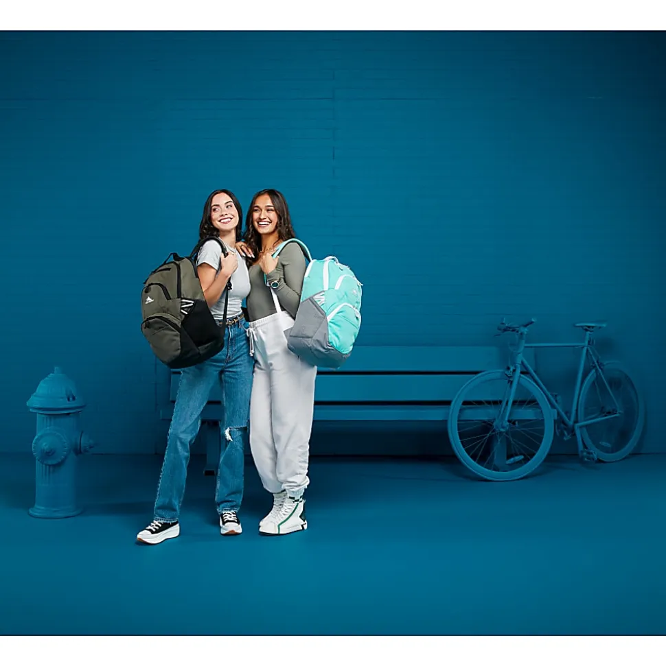 High Sierra Swoop Backpack With 17" Laptop Pocket, Aqua (Instore Version)