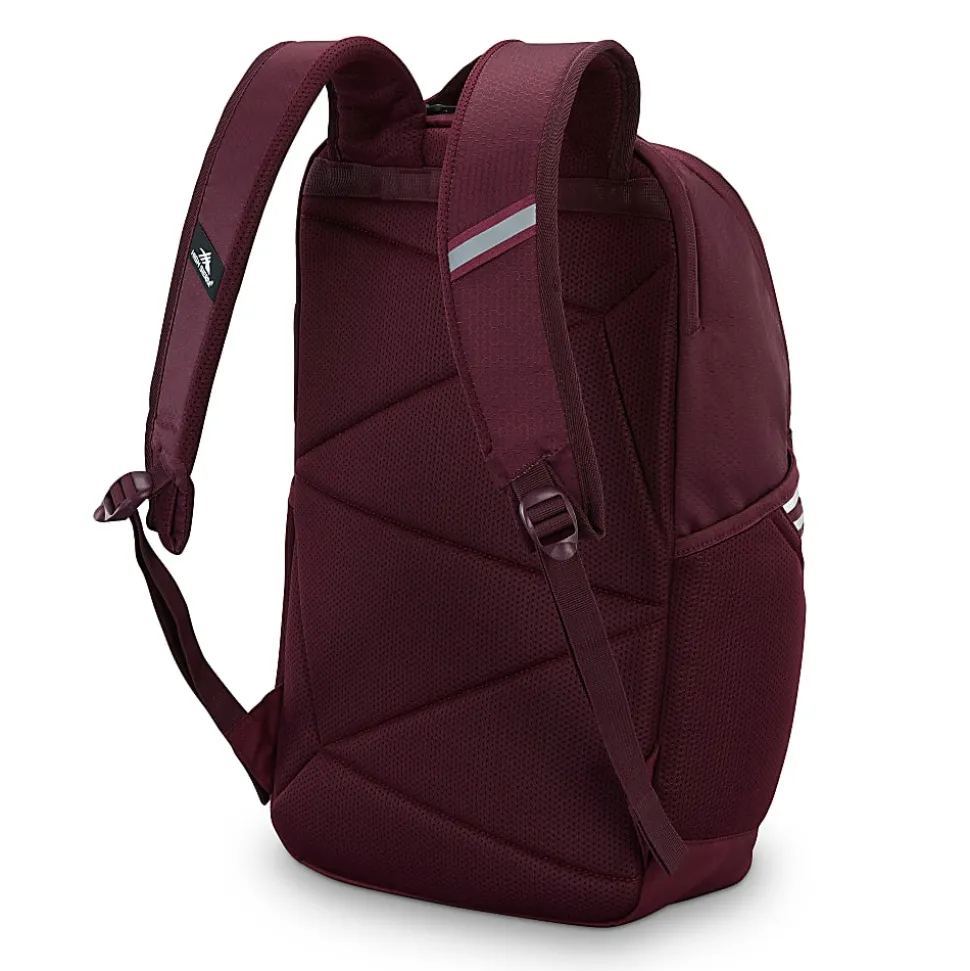 High Sierra Swoop Laptop Backpack With 17" Laptop Pocket, Maroon