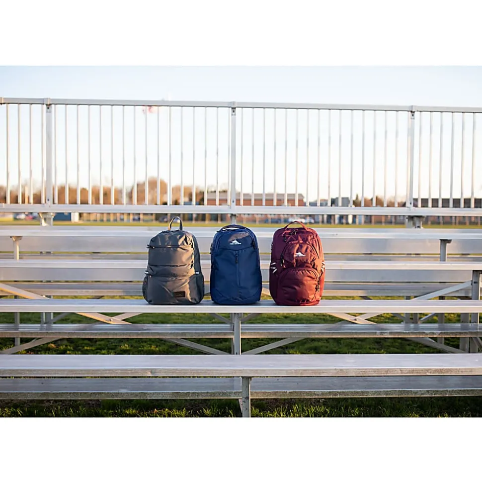 High Sierra Swoop Laptop Backpack With 17" Laptop Pocket, Maroon