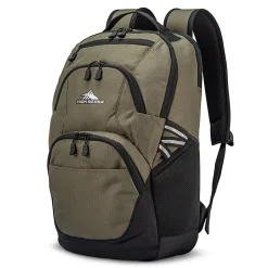 High Sierra Swoop Laptop Backpack With 17" Laptop Pocket, Olive