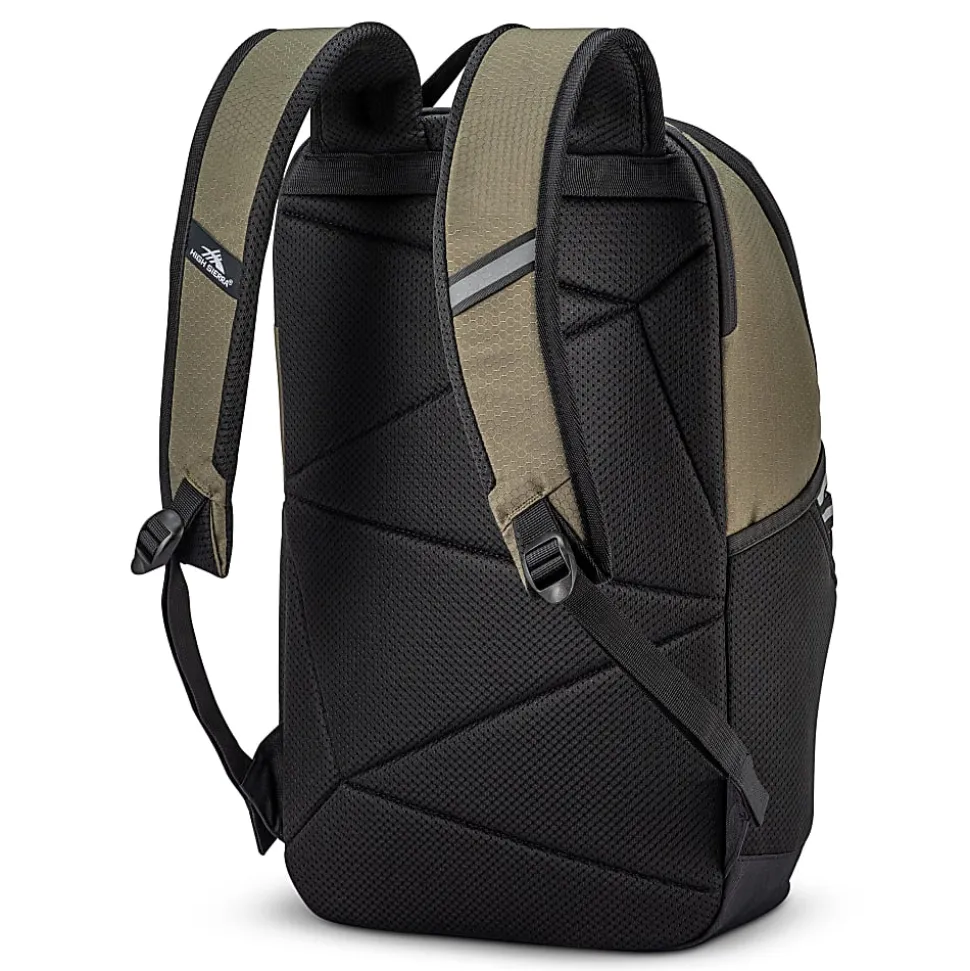 High Sierra Swoop Laptop Backpack With 17" Laptop Pocket, Olive