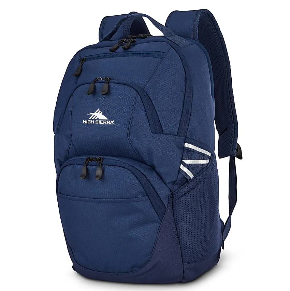 High Sierra Swoop Laptop Backpack With 17" Laptop Pocket, True Navy