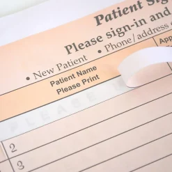 HIPAA Compliant Patient/Visitor Privacy 2-Part Sign-In Sheets, 8-1/2