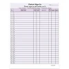 HIPAA Compliant Patient/Visitor Privacy 2-Part Sign-In Sheets, 8-1/2" x 11", Purple, Pack Of 125 Sheets