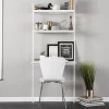 Holly & Martin Haeloen 30"W Wall-Mounted Writing Desk, White