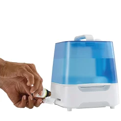 Holmes® Ultrasonic Humidifier, 9-5/16"H x 8-3/4"W x 9-1/2"D, White