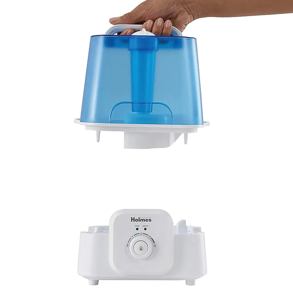 Holmes® Ultrasonic Humidifier, 9-5/16"H x 8-3/4"W x 9-1/2"D, White