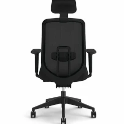 HON Altern Task Chair - Fabric, Foam Seat Material - Mesh Back Material - Black Frame Color - Mid Back - Black - Armrest - 1 Each