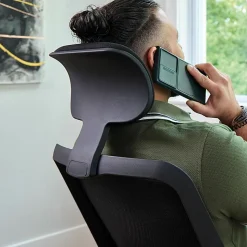 HON Altern Task Chair - Fabric, Foam Seat Material - Mesh Back Material - Black Frame Color - Mid Back - Black - Armrest - 1 Each
