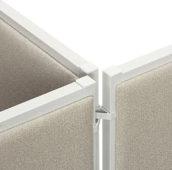 HON® Basyx basyx by HON Versé® Partitions, QuickConnect 90° Corner Connector, Pack Of 2