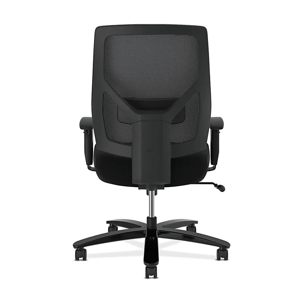 HON® Basyx Big & Tall Mid Back Task Chair, Black