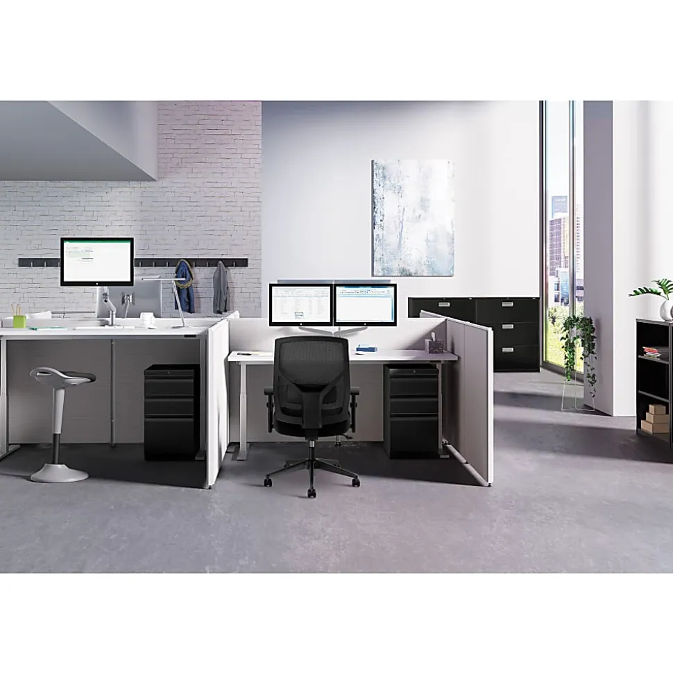 HON® Basyx Verse® Panel System, 60"H x 73"W, Gray