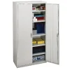 HON® Brigade 5-Shelf Storage Cabinet, Adjustable Shelves, 72"H x 36"W x 24-1/4"D, Light Gray