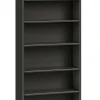 HON® Brigade® 6 Shelf Transitional Modular Shelving Bookcase,81-1/8"H x 34-1/2"W x 12-5/8"D, Black