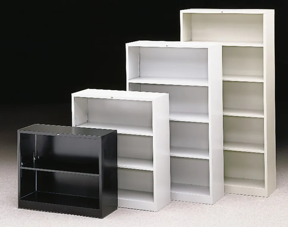 HON® Brigade® Steel Modular Shelving Bookcase, 2 Shelves, 29"H x 34-1/2"W x 12-5/8"D, Light Gray