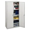 HON® Brigade Storage Cabinet, 5 Adjustable Shelves, 72"H x 36"W x 18-1/4"D, Light Gray