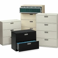 HONĀ® BrigadeĀ® 600 36"W x 18"D Lateral 2-Drawer File Cabinet, Putty