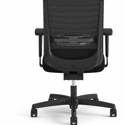 HON Convergence Swivel Tilt Task Chair - Black Seat Color - Fabric Seat Material - 5-star Base - Black - 1 Each