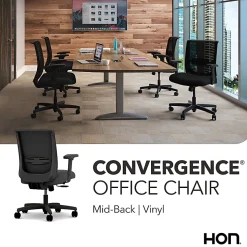HONĀ® Convergence Task Chair, Basalt/Black, HONCMY1AUR10