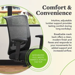 HON® Convergence Task Chair, Basalt/Black, HONCMY1AUR10