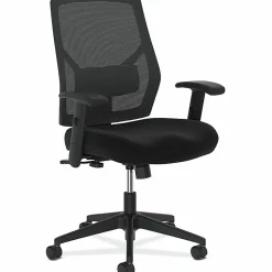 HONĀ® Crio Fabric Mid-Back Task Chair, Black