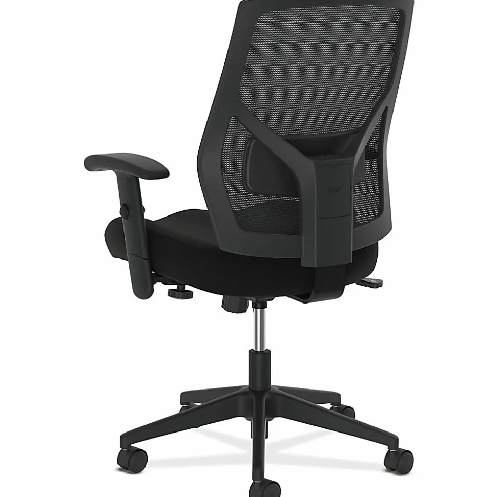HON® Crio Fabric Mid-Back Task Chair, Black