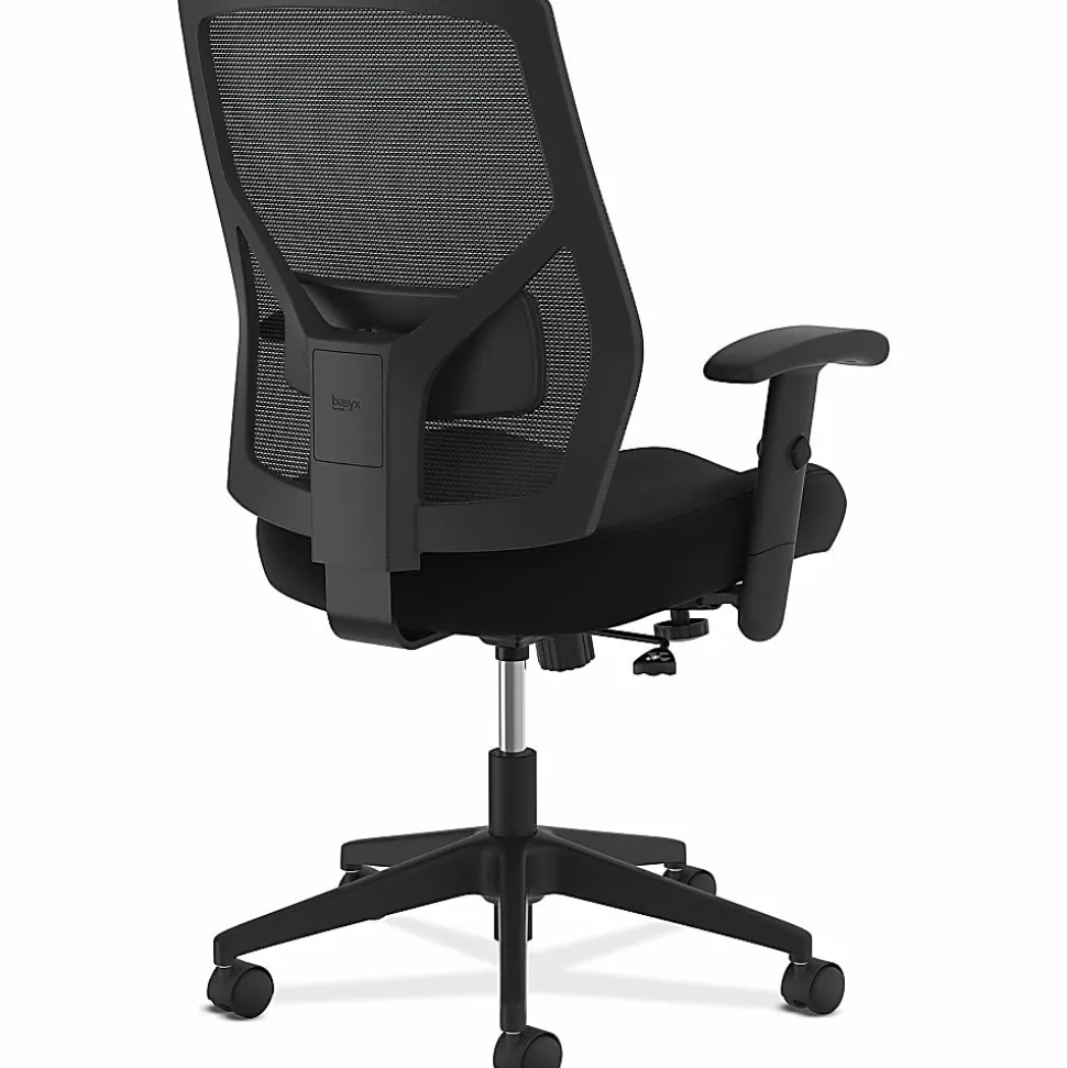 HON® Crio Fabric Mid-Back Task Chair, Black