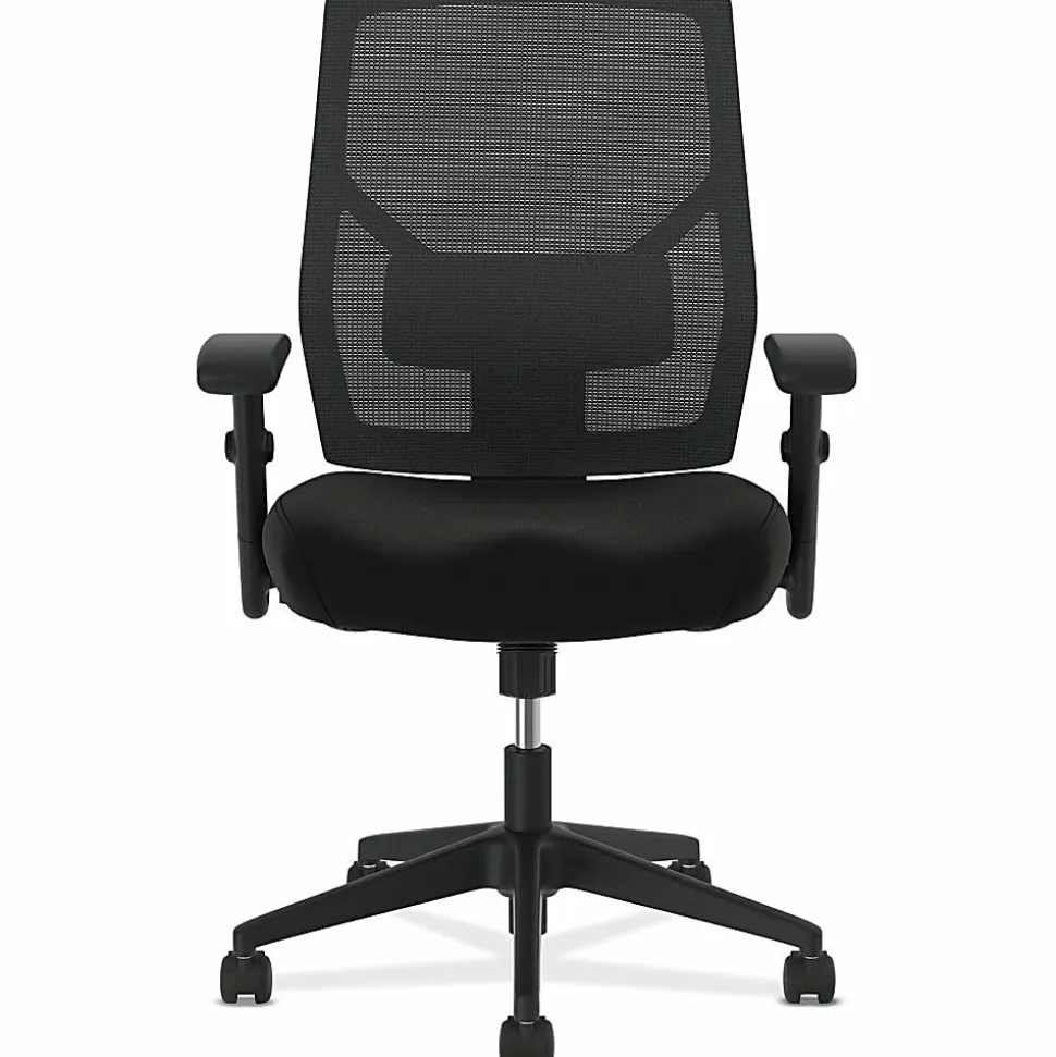 HON® Crio Fabric Mid-Back Task Chair, Black