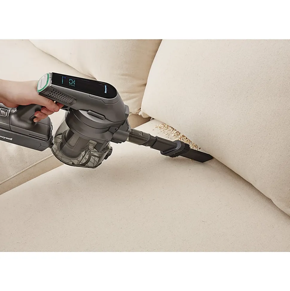 Honeywell Aeromax Pro VC16 Cordless Vacuum, 8.5" Cleaning Path, Dark Silver