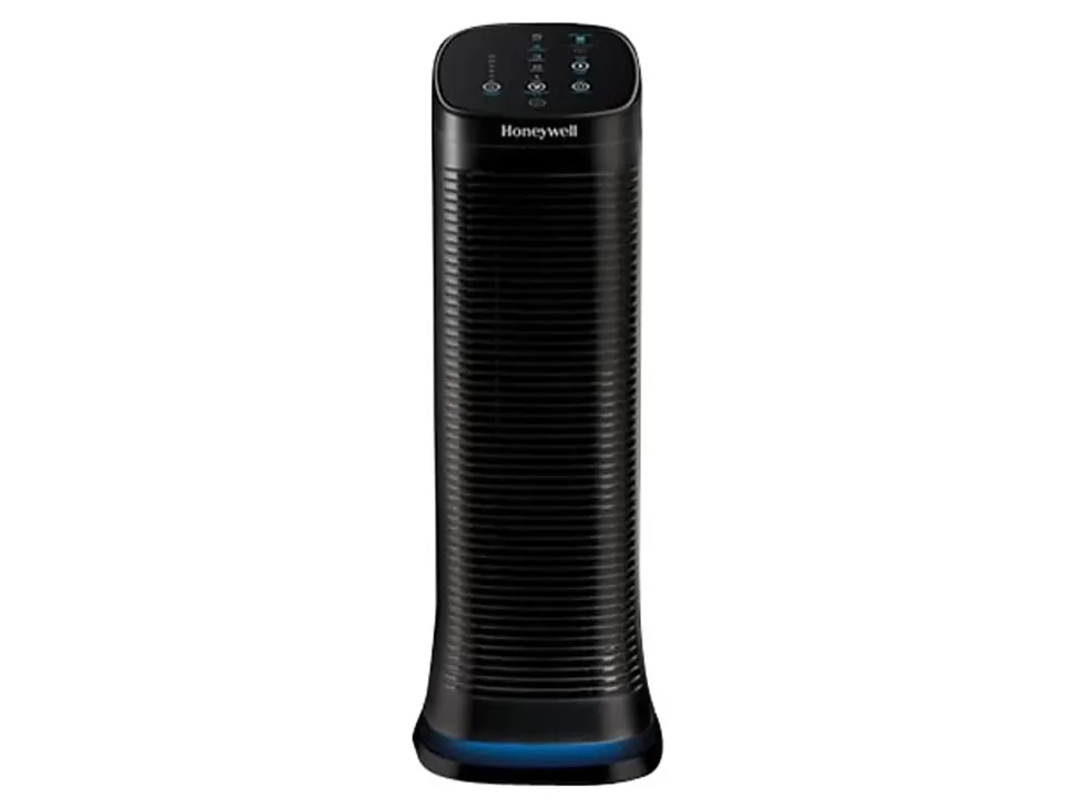 Honeywell AirGenius 5 Air Cleaner/Odor Reducer, 250 Sq. Ft. Coverage, 26 13/16"H x 10"W x 10"D, Black