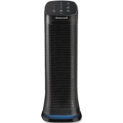 Honeywell AirGenius 5 Air Cleaner/Odor Reducer, 250 Sq. Ft. Coverage, 26 13/16"H x 10"W x 10"D, Black