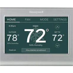 Honeywell Home Wi-Fi Smart Color Thermostat (RTH9585WF) - For Indoor, Outdoor, Heat Pump - Alexa Supported