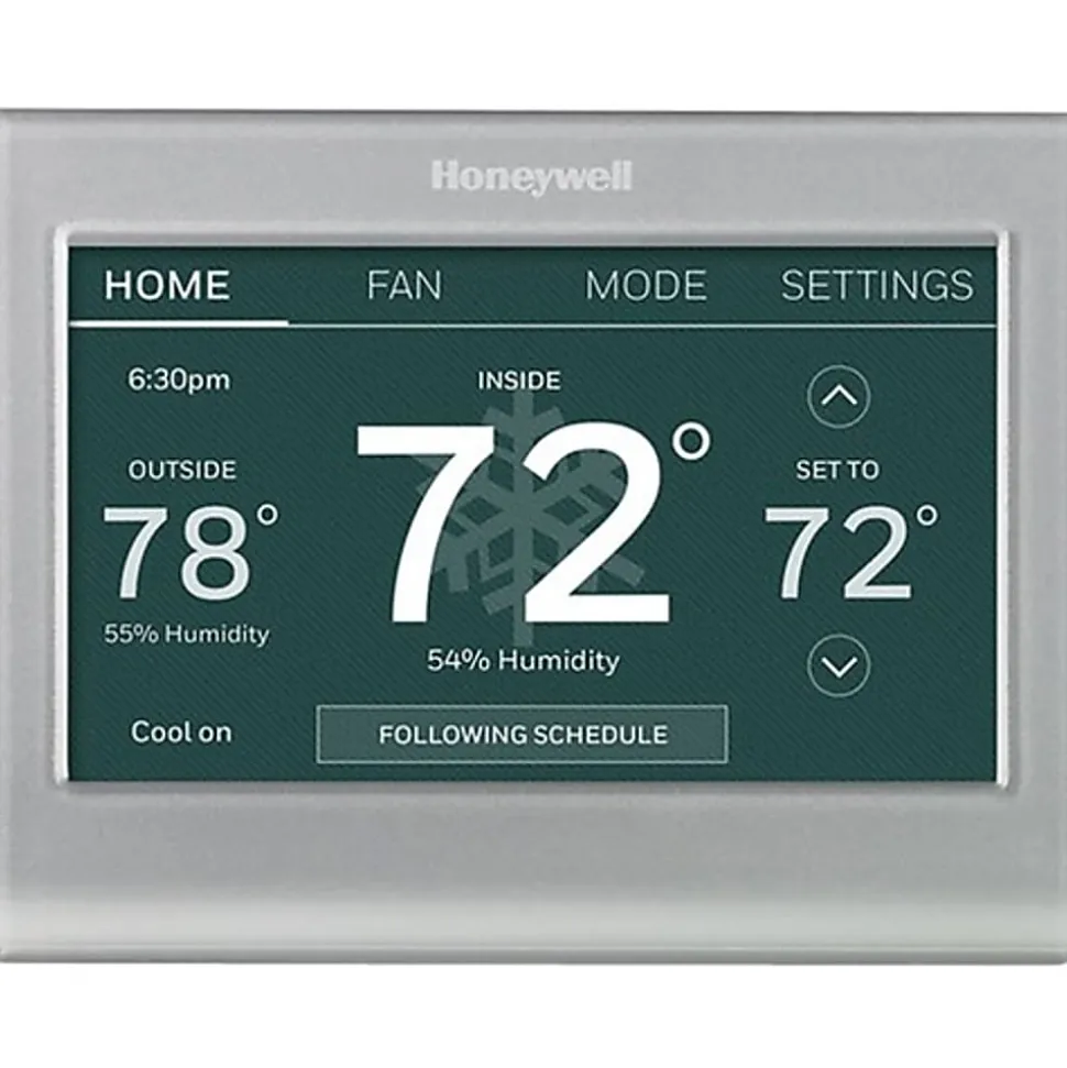 Honeywell Home Wi-Fi Smart Color Thermostat (RTH9585WF) - For Indoor, Outdoor, Heat Pump - Alexa Supported