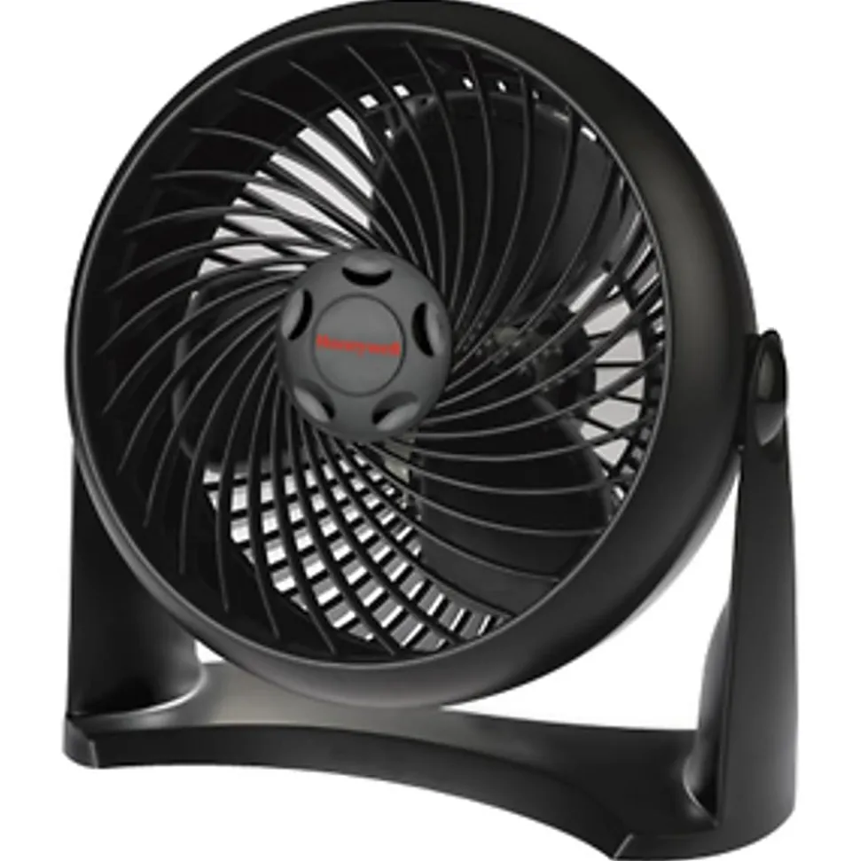 Honeywell® HT-900 3-Speed Turbo Table Air Circulator Fan, 6" x 11" x 11", Black
