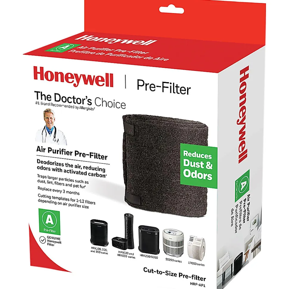 Honeywell Pre-Filter Activated Carbon - Remove Dust, Airborne Particles, Pet Hair, Odor,and Fabric Fiber - 47" x 15.5"x 0.1" Depth - 1 Each